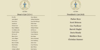 Presidents and Deans list for Kappa Omega